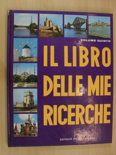 Libro delle mie ricerche - libro,