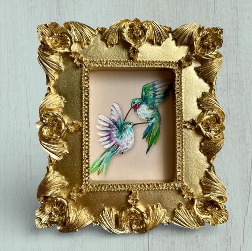 Colibrì haven mini acquerello - colibrì,
