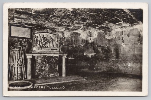 Rppc roma carcere tulliano - rppc,