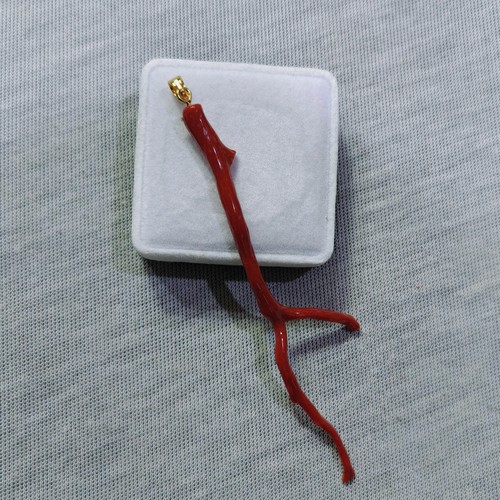 Ciondolo ottone ramo - , corallo