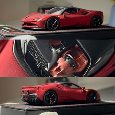 BBR Calsito Deluxe 1:43 Ferrari SF90 Stradale Matt F1 2007 Rosso Lim.12/15 CDL327B
