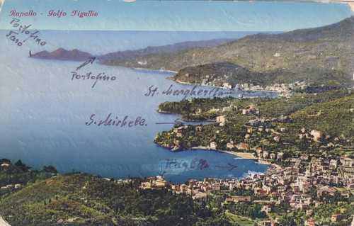 Cartolina genova rapallo - ,rapallo,