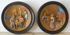 2x VINTAGE SET PIATTI PARETE