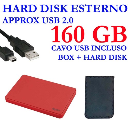 Hdd hard disk esterno 160gb - hard,
