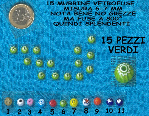 Murrine murano cotte - 15,