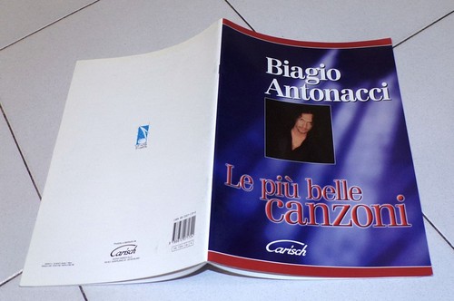 Spartiti biagio antonacci - spartiti, le