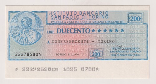 Miniassegni san paolo torino - miniassegni,