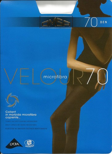 Collant omsa velour den - collant,