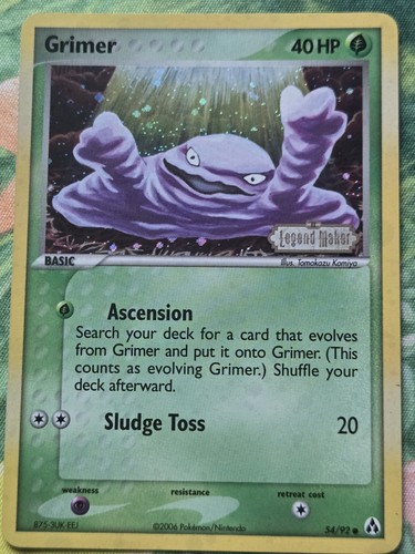 Grimer ex12 legend maker - grimer,
