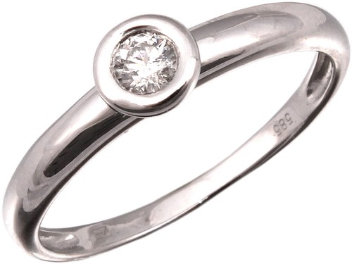 Anello donna solitario - donna,