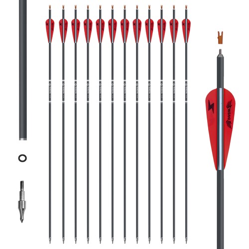 12pcs frecce carbonio 3 - 12pcs,