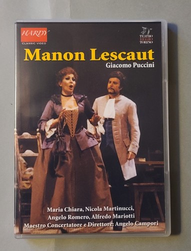 Dvd manon lescaut puccini - lescaut,