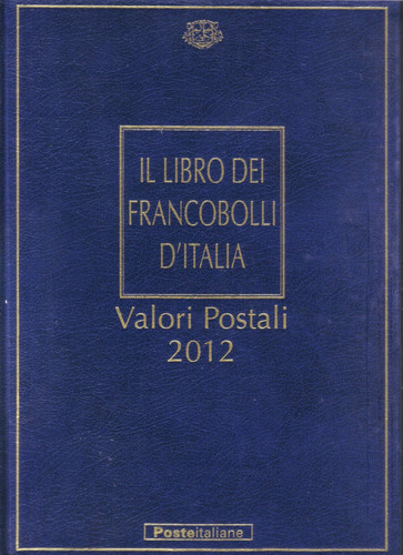 Libro dei francobolli - francobolli, 2012