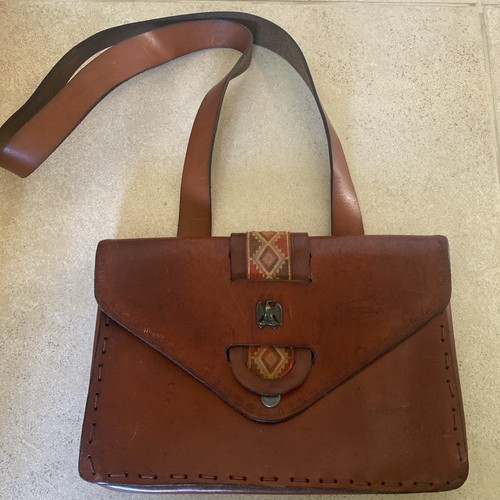 Borsa tracolla cuoio - a, in