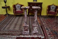 Coppia di piedistalli-colonne