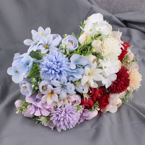 Bouquet seta ortensia 7 - seta,