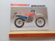 Honda XR 600 R 1990 depliant originale ITALIANO moto brochure