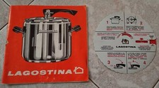 uso e manutenzione pentola pressione Lagostina in 6 lingue  Pagine 24 Dimensioni