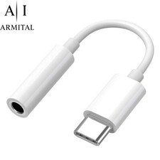Adattatore Audio USB Tipo-C a Jack 3.5mm Femmina | Dongle Cavo Aux per Cuffie