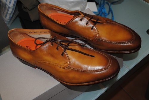 Santoni stringate vera - stringate, in