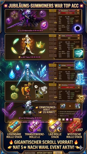 Summoners war account starter - war,