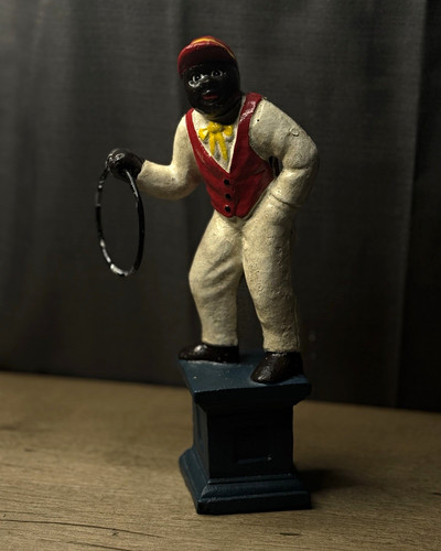 Statuina ghisa dipinta - ghisa,