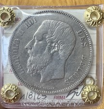 MONETA BELGIO LEOPOLDO II 5