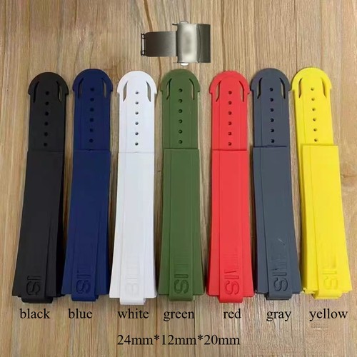 24x12mm multicolor rubber - 24x12mm,