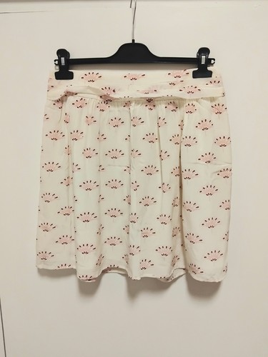 Jupe fleurs 100 soie - à,