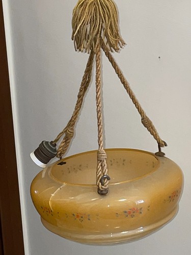 Antico lampadario sospensione - antico,