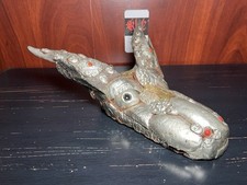 Antico TESCHIO DI CAPRA TIBETANO TANTRICO KAPALA decorazione rituale abbellimento