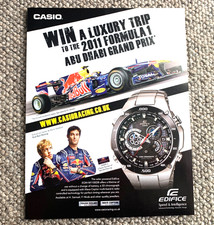 CASIO EDIFICE RED BULL VETTEL