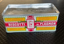 SCATOLA in LATTA  BISCOTTI PLASMON Collezione Modernariato  Vintage '60