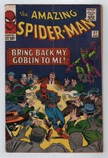 Marvel 1965 AMAZING SPIDER-MAN n. 27 VG+ 4.5 FOLLETTO VERDE 5° APPARIZIONE