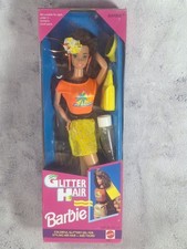 Barbie bambola capelli glitter
