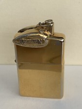 ZIPPO LIGHTER  harley-davidson Sculpture Series Gold Plate thank usato 1994.