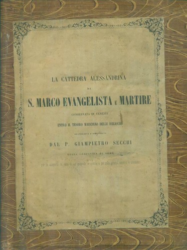 Cattedra alessandrina di - la,