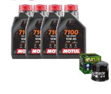 KIT/TAGLIANDO SUZUKI DL 1000 V-STROM ABS 2016 2017 MOTUL 7100 10W40 FILTRO OLIO