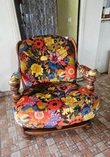 POLTRONA VINTAGE LEGNO