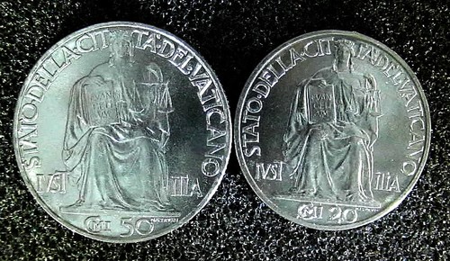 Citta del vaticano 2lire - +, 1