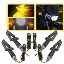 4Pcs Amber LED Turn Signals
