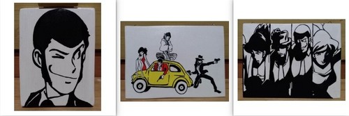 Quadri lupin iii - lupin, margot
