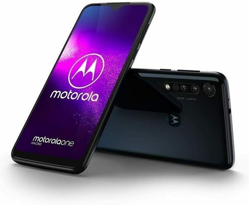 Motorola one macro space blue - one,