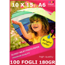 100 PEZZI CARTA FOTOGRAFICA A6