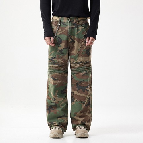 Pantaloni uomo mimetici denim