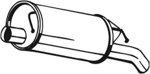 Silenziatore terminale 105 137 - silenziatore,