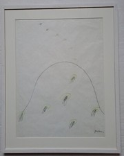 ETTORE SORDINI t.m. su carta cm. 61x46  1958-59 Gruppo del Cenobio Archivio E.S.