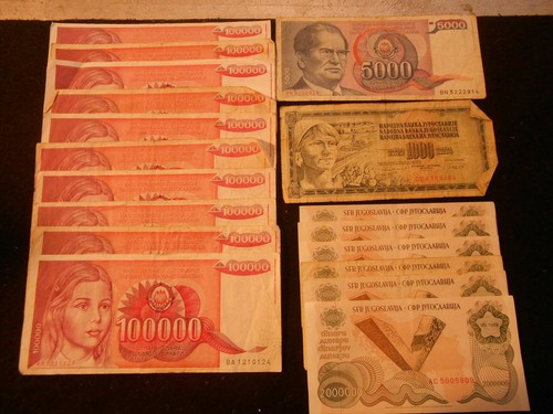 Banconote jugoslavia monete - banconote,