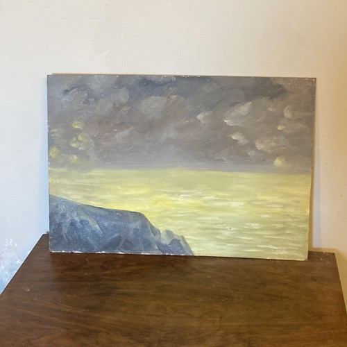 Dipinto olio legno - olio,