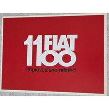 Fiat 1100 Original Sales